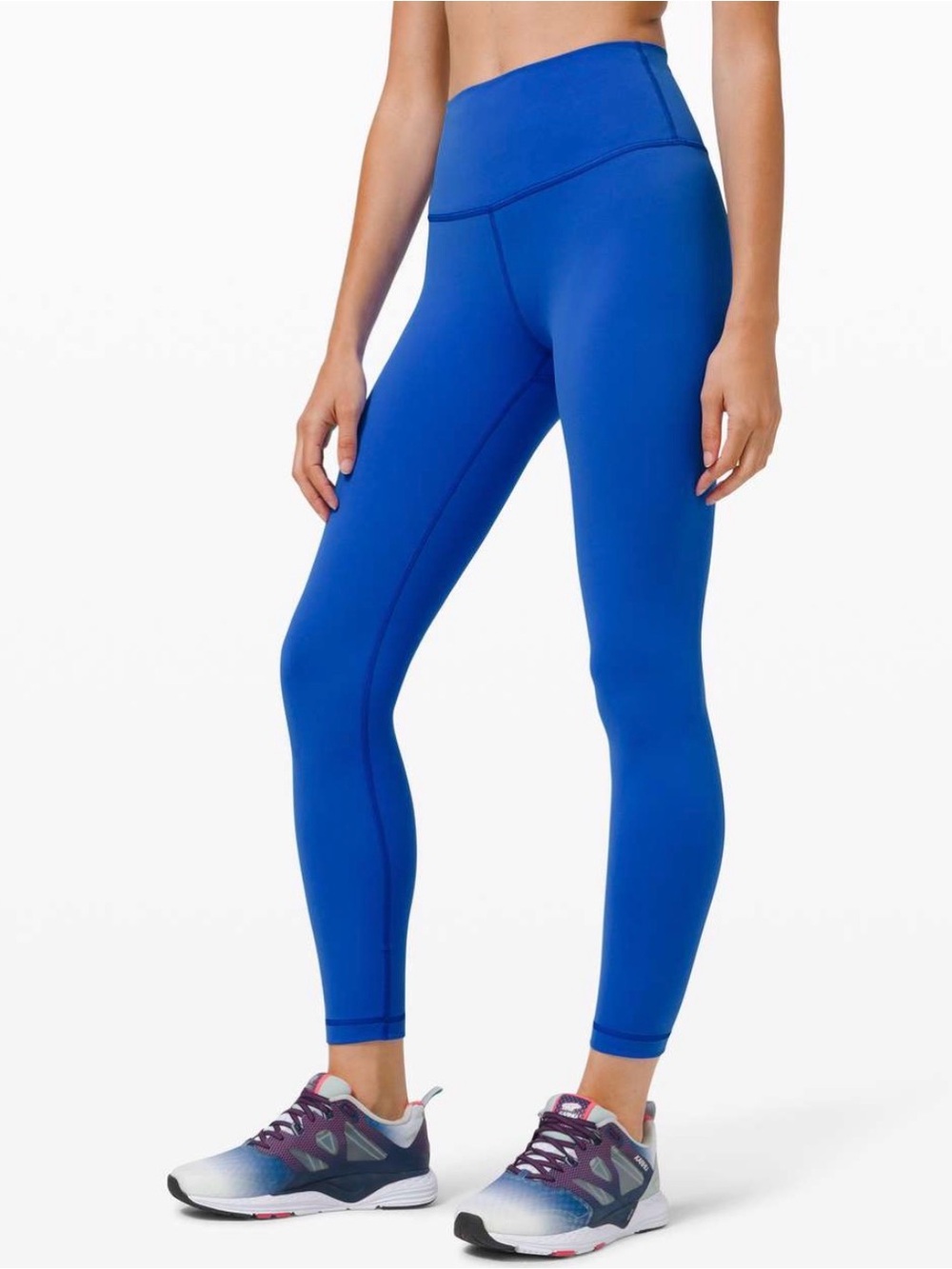 Lululemon Wunder Train High-Rise Tight 25” Blue Leggings Size 4